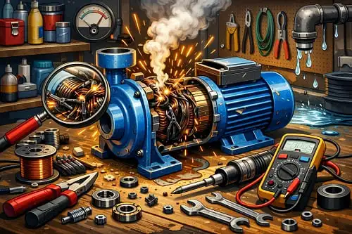 Jasa Gulung Dinamo Pompa Air