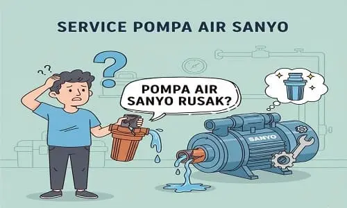 Service Pompa Air Sanyo