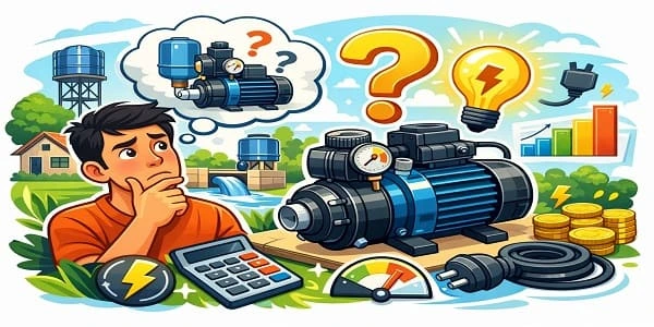 Jet Pump Berapa Watt? Jangan Salah Pilih, Cek Daya Listrik & Biayanya