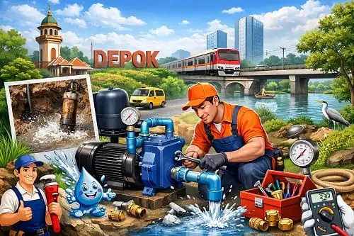 Service Pompa Air Depok: Solusi Pompa Macet, Berdengung, dan Tidak Keluar Air