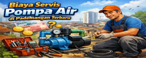 Bongkar Biaya Servis Pompa Air dan Sumur Bor Pademangan