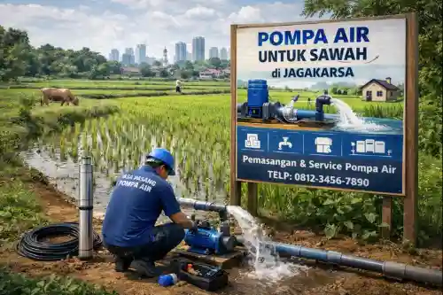 Pompa Air untuk Sawah Jagakarsa | Solusi Irigasi Lancar & Hemat