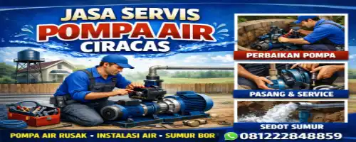 Jasa Servis Pompa Air Ciracas – Solusi Cepat & Jujur