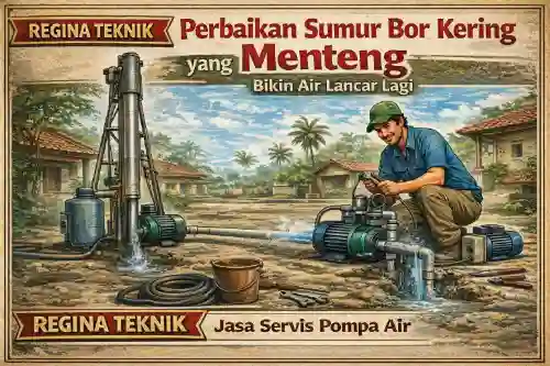 Perbaikan Sumur Bor Kering Menteng – Solusi Air Kembali Lancar