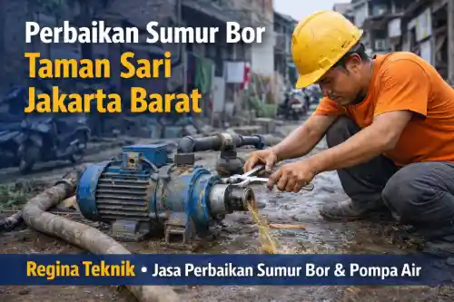 Perbaikan Sumur Bor Taman Sari Jakarta Barat