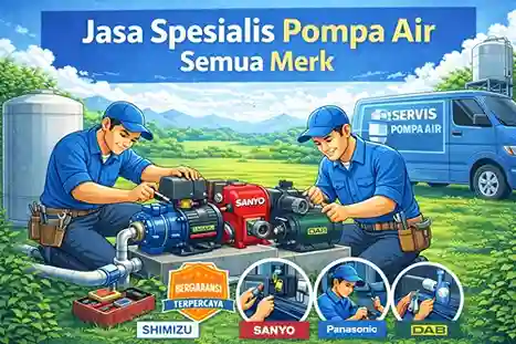 Jasa Spesialis Servis Pompa Air Semua Merk Depok