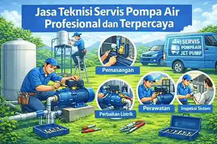Jasa Teknisi Servis Pompa Air Profesional dan Terpercaya